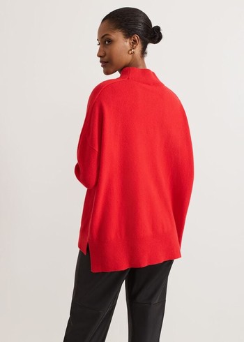 Phase Eight Alice Wool Cashmere Knitwear Red Australia | UK1652498